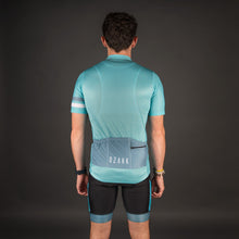 Load image into Gallery viewer, Ozark Cycling Men’s Teal Core Road Jersey – Breathable, Performance Fit with Four-Pocket Storage
