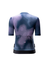 Load image into Gallery viewer, Women's TVI Short-Sleeve Cycling Jersey Gradient – Blue to Purple Gradient
