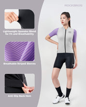 Load image into Gallery viewer, Women's Breathable Short-Sleeve Cycling Jersey

