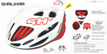 Load image into Gallery viewer, SH+ Shalimar Gravel Helmet - White / Red
