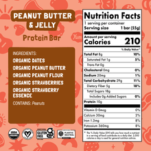 Load image into Gallery viewer, Skout Organic Peanut Butter &amp; Jelly Protein Bar
