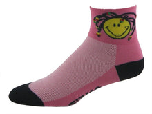 Load image into Gallery viewer, Gizmo Socks - Smile Mon! - Pink - Small only

