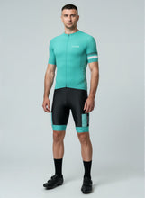 Load image into Gallery viewer, Ozark Cycling Men’s Teal Core Road Jersey – Breathable, Performance Fit with Four-Pocket Storage
