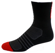 Load image into Gallery viewer, GIZMO Socks - G-Tech 5.0 - Black/Red - Small &amp; Medium
