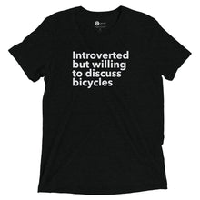 Load image into Gallery viewer, Introverted but Willing to Discuss Bicycles Shirt
