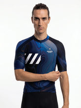 Load image into Gallery viewer, Men's Cycling Jersey-Midnight Gyre
