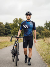 Load image into Gallery viewer, Men's Cycling Jersey-Midnight Gyre
