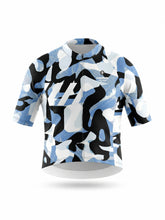 Load image into Gallery viewer, Men's Cycling Jersey-Ink Blob Camo
