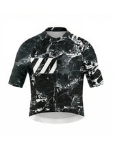 Load image into Gallery viewer, Men's Cycling Jersey-Noir Marble
