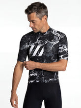 Load image into Gallery viewer, Men's Cycling Jersey-Noir Marble
