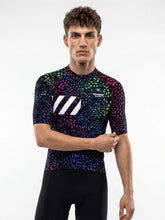Load image into Gallery viewer, Men's Cycling Jersey-Neon Seed Burst
