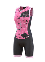 Load image into Gallery viewer, Women’s Kona Assault Triathlon Race Suit — Sleeveless Performance Tri Suit
