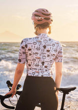Load image into Gallery viewer, Women's TVI Breakfast Club Short-Sleeve Cycling Jersey
