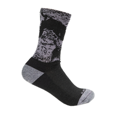 Load image into Gallery viewer, Socks - Black Strata Wool
