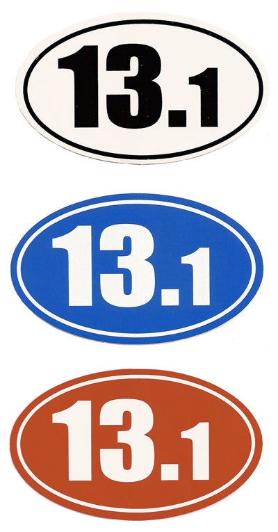 13.1 Half Marathon Stickers – Gizmo Gear (Cycling & Running)
